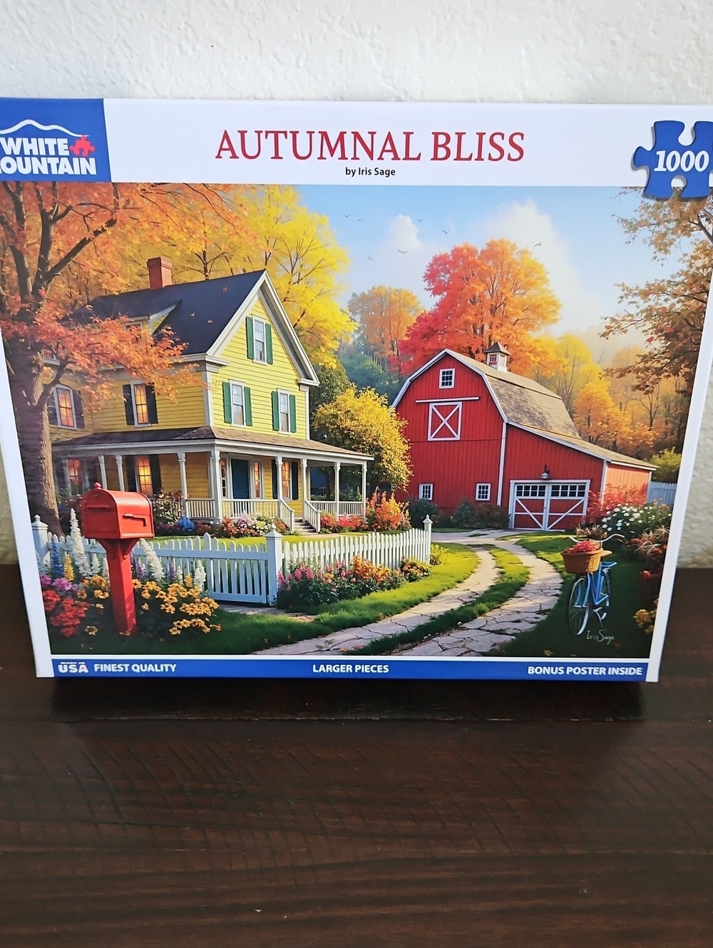 AUTUMNAL BLISS 1000 PIECE WHITE MOUNTAIN PUZZLE